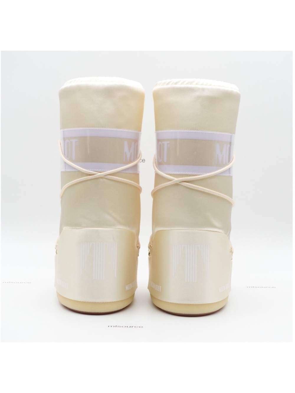 NEW Moon Boot Icon Pearly Snow Boots 80D1403060-L020 Ivory - Picture 6 of 16